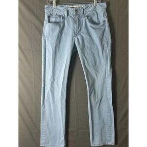 Express Jeans Rocco Slim Fit Skinny Leg Light Blue Denim - 30x30